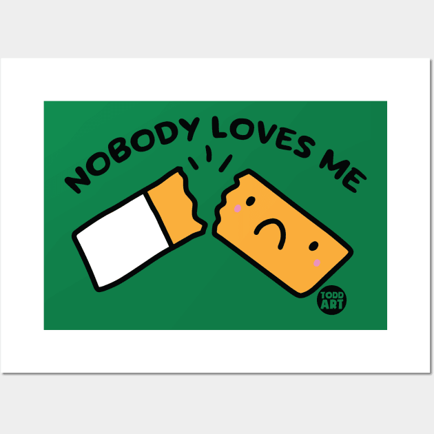 nobody likes me Wall Art by toddgoldmanart